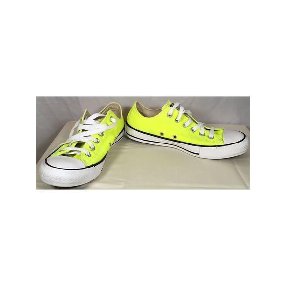 Converse All Star Low Neon Yellow Women’s 8 Men’s 6 - Picture 9 of 11